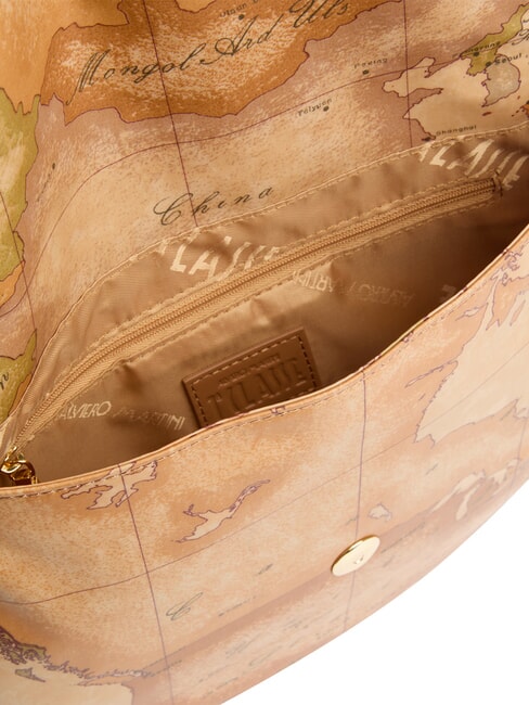 GEO CLASSIC Schultertasche mit Klappe NAT&Uuml;RLICH - Damentaschen