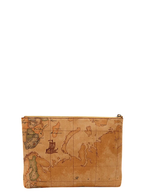 GEO CLASSIC Clutch mit Handschlaufe NAT&Uuml;RLICH - Damentaschen