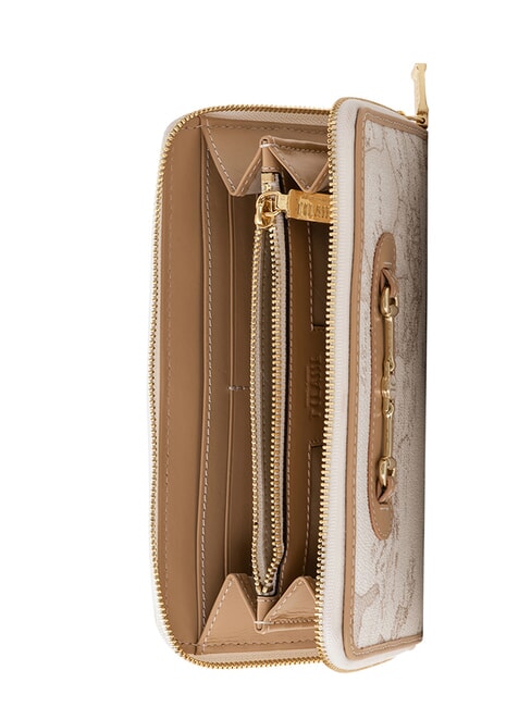 GEO CLASSIC Ziparound-Geldb&ouml;rse Wei&szlig; - Brieftaschen Damen