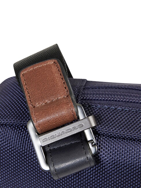 BRIEF 2 Schultertasche blau/Leder - Umh&auml;ngetaschen Herren