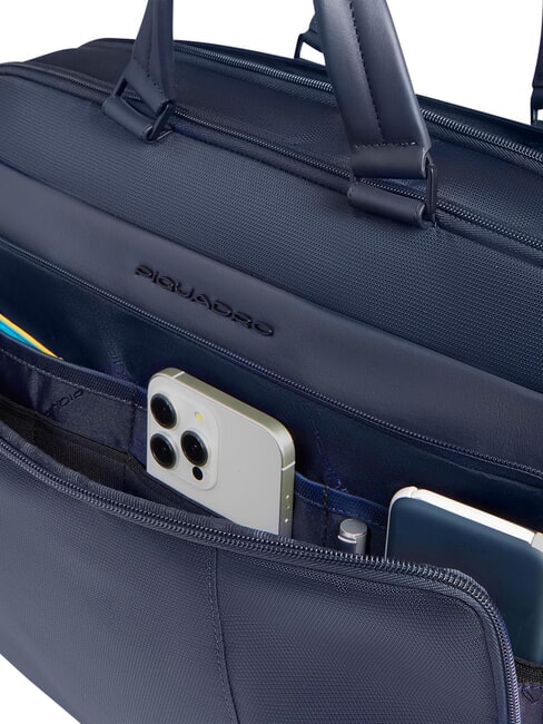 WOLLEM Aktentasche f&uuml;r Laptop und iPad Pro 12,9" Blau - Arbeitstaschen