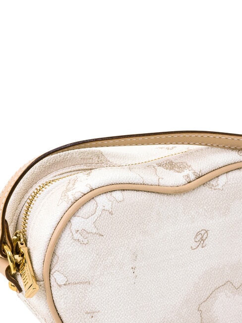 GEO CLASSIC Schultertasche, herzf&ouml;rmig Wei&szlig; - Damentaschen