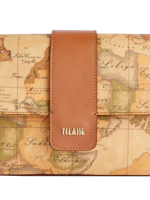 GEO CLASSIC Schultertasche mit Klappe NAT&Uuml;RLICH - Damentaschen