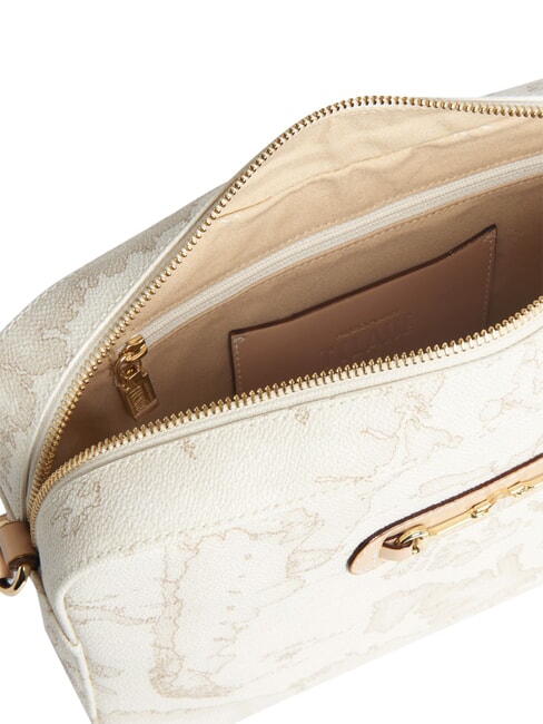 GEO CLASSIC Kameratasche, Umh&auml;ngetasche Wei&szlig; - Damentaschen