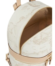 ALVIERO MARTINI PRIMA CLASSE GEO CLASSIC Rucksack mit Vorder- und R&uuml;ckentasche Wei&szlig; - Damentaschen - 5