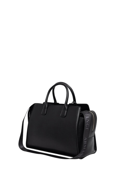 AMELIE Einkaufstasche mit Schultergurt Schwarz - Damentaschen