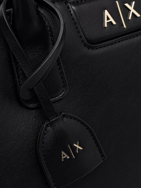 AMELIE Einkaufstasche mit Schultergurt Schwarz - Damentaschen