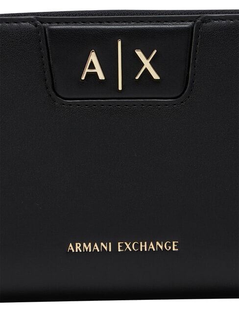 AMELIE Geldb&ouml;rse mit M&uuml;nzfach Schwarz - Brieftaschen Damen