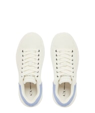 ARMANI EXCHANGE SUPER MINI-TUMBLED Turnschuhe gebrochenes Wei&szlig; + Gletscher - Damenschuhe - 2
