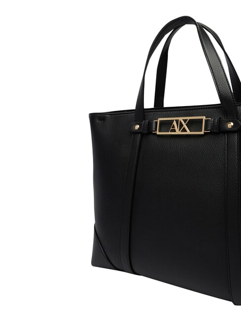 POLLY Einkaufstasche mit Schultergurt Schwarz - Damentaschen