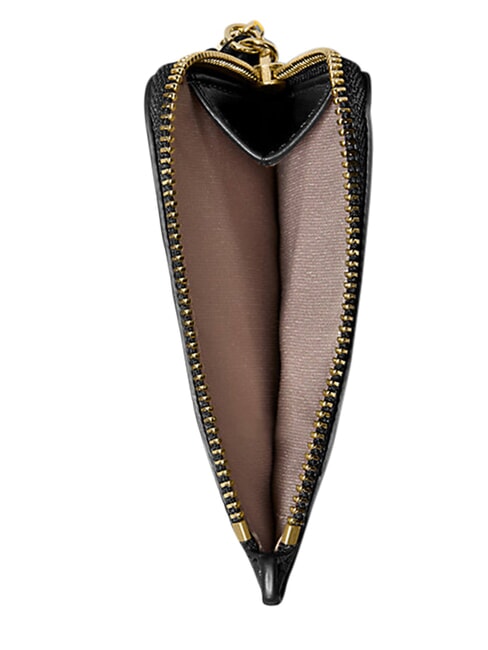 JET SET Leder-Kartenhalter Schwarz - Brieftaschen Damen