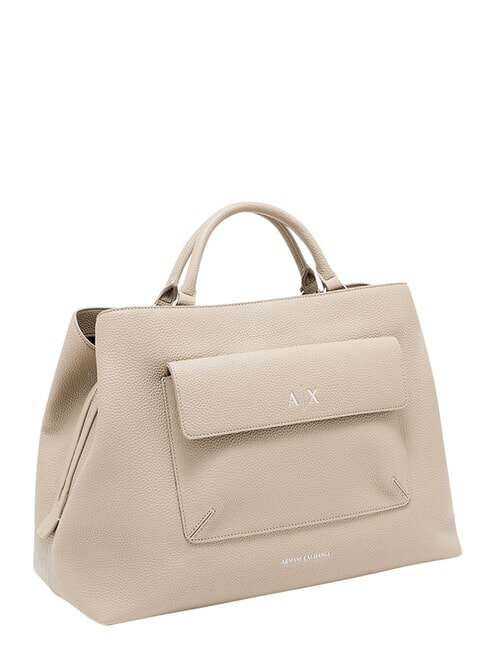 NICOLE Handtasche mit Tasche und Schultergurt Sand - Damentaschen