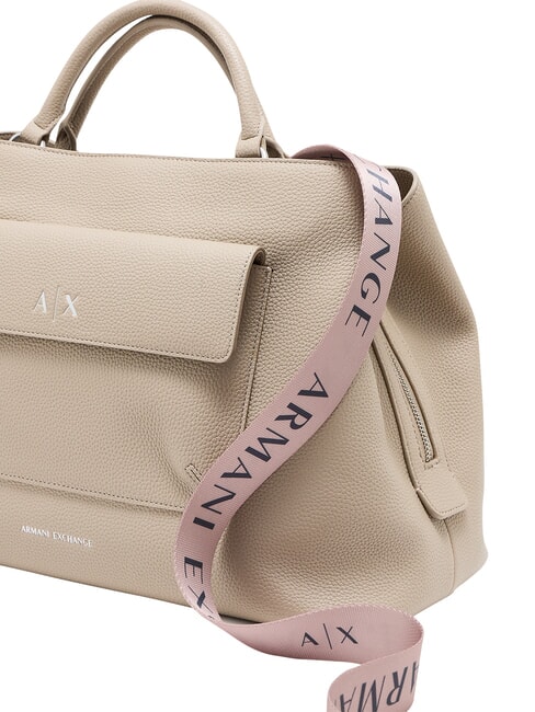 NICOLE Handtasche mit Tasche und Schultergurt Sand - Damentaschen