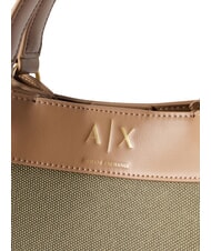 ARMANI EXCHANGE WAVE Einkaufstasche mit Schultergurt Savanne/Mineralien - Damentaschen - 6