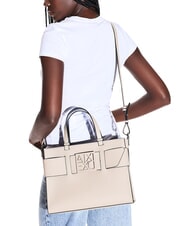 ARMANI EXCHANGE A|X BUCKLE Handshopper, mit Schultergurt Sand - Damentaschen - 2