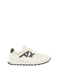 ARMANI EXCHANGE DROP MICROSUEDE Sneaker mit kontrastierendem Logo - Herrenschuhe
