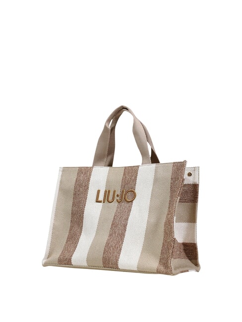 LOGO Handtasche mit Schulterriemen Sand - Damentaschen