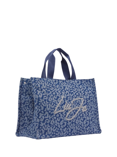 LOGO STRASS Handtasche mit Schulterriemen den.blue animalier - Damentaschen