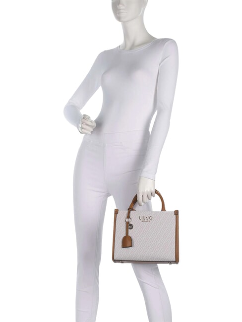 RIDHI Handtasche mit Schulterriemen Naturholz/Rotholz - Damentaschen