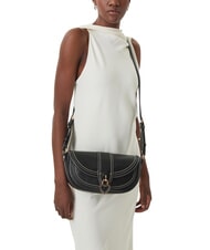 LIUJO CORNIOLA Schultertasche mit Schultergurt SCHWARZ - Damentaschen - 4