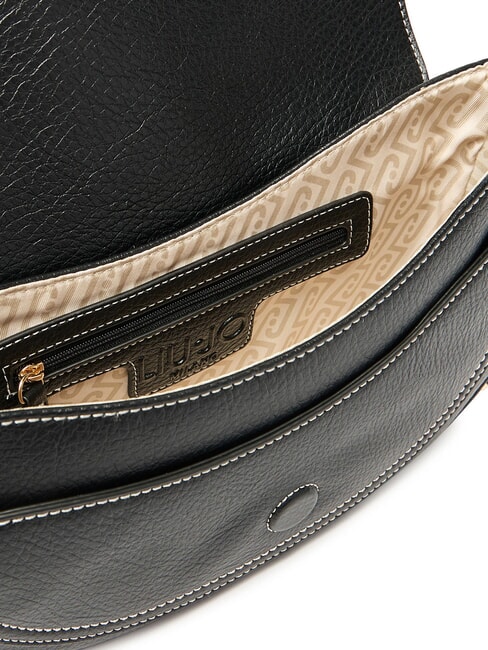 CORNIOLA Schultertasche mit Schultergurt SCHWARZ - Damentaschen