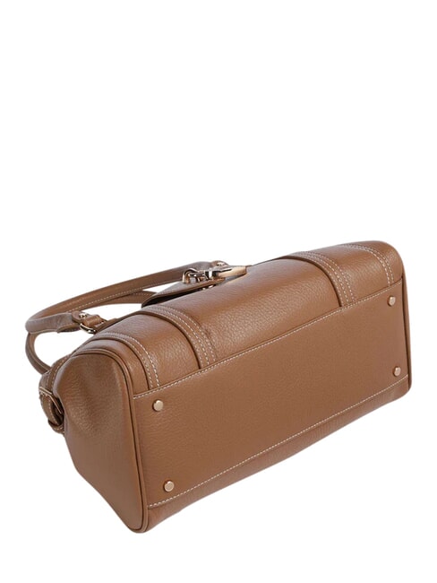 CORNIOLA Schultertasche mit abnehmbarem Schultergurt Nuss - Damentaschen