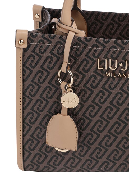 RIDHI Handtasche mit Schulterriemen dunkelbraun/dunkelpulver - Damentaschen