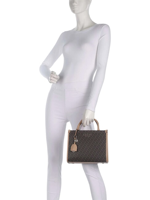 RIDHI Handtasche mit Schulterriemen dunkelbraun/dunkelpulver - Damentaschen