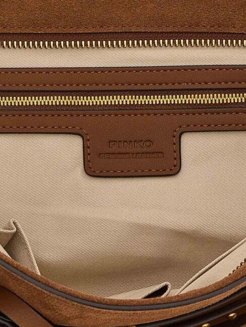 BELT BAG Gro&szlig;er Beutel Braun - L&ouml;we-Antikgold - Damentaschen