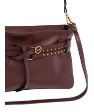 PINKO BELT BAG Mini-Tasche Burgunderwein-Antikgold - Damentaschen - 4