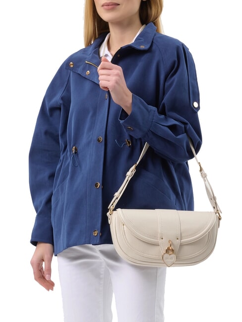 CORNIOLA Schultertasche mit Schultergurt Creme - Damentaschen