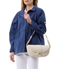 LIUJO CORNIOLA Schultertasche mit Schultergurt Creme - Damentaschen - 4