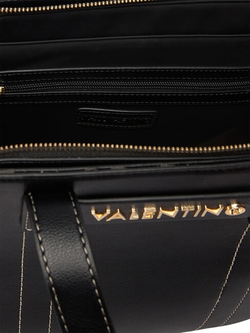 AURY RE Schultertasche mit Schultergurt Schwarz - Damentaschen