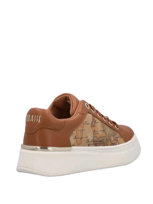 GEO  Damen-Sneaker Leder / Geobeige - Damenschuhe