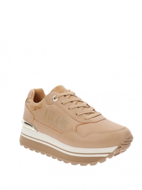 GEO High-Top-Sneaker Haselnuss/Geo Beige - Damenschuhe