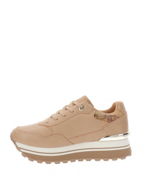 GEO High-Top-Sneaker Haselnuss/Geo Beige - Damenschuhe