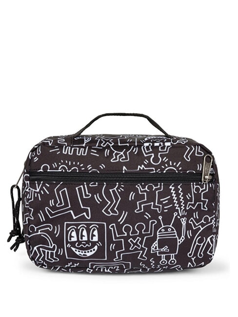 ROAD KIT Reise-Kosmetikkoffer mit Aufh&auml;nger Keith Haring Black - Beauty-Case