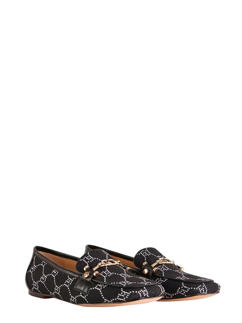 TULSA Jacquard-Mokassin SCHWARZ - Damenschuhe