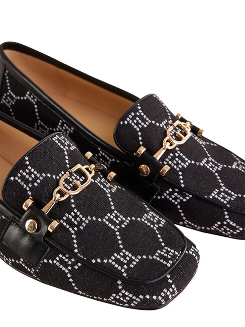 TULSA Jacquard-Mokassin SCHWARZ - Damenschuhe
