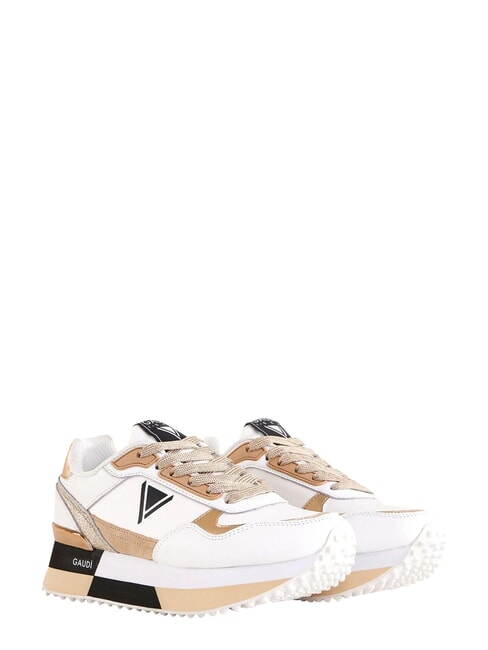 I DEA Ledersneakers Wei&szlig; - Damenschuhe