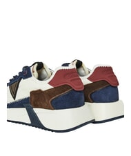 GAUD&Igrave; ICONICA Sneaker aus Ledermix Marineblau/Tofu - Herrenschuhe - 3