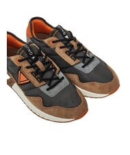GAUD&Igrave; ICONICA Sneaker aus Ledermix Taupe/Anthrazit - Herrenschuhe - 3