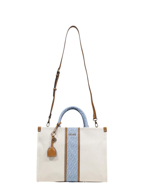 RIDHI Gro&szlig;e Handtasche mit Schulterriemen neutral/denim - Damentaschen