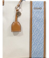 LIUJO RIDHI Gro&szlig;e Handtasche mit Schulterriemen neutral/denim - Damentaschen - 6