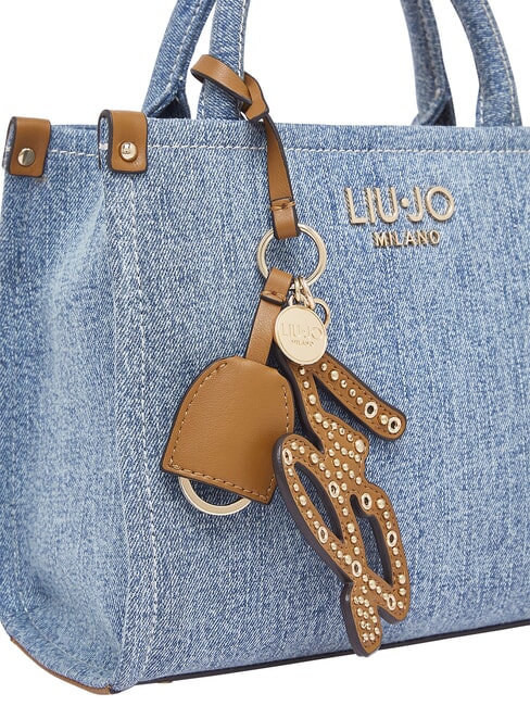 RIDHI Handtasche mit Schulterriemen heller Denim - Damentaschen