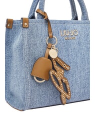 LIUJO RIDHI Handtasche mit Schulterriemen heller Denim - Damentaschen - 7