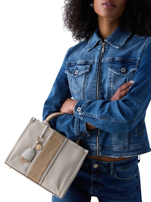 RIDHI Handtasche mit Schulterriemen neutral/cremefarben - Damentaschen