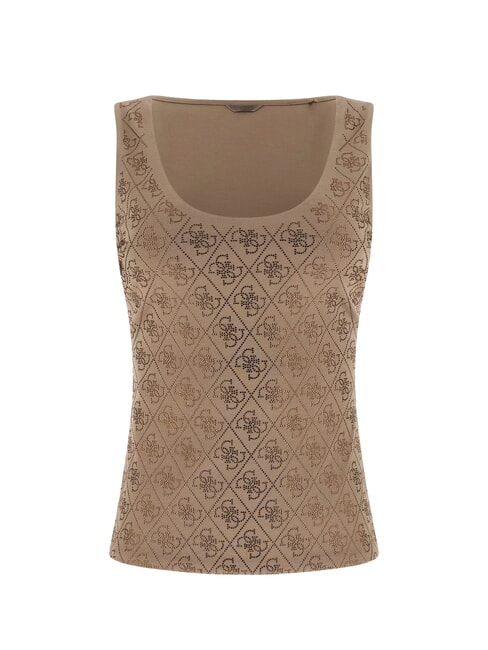 4G ALLOVER Spitze Walnussschale - T-Shirts und Tops f&uuml;r Damen