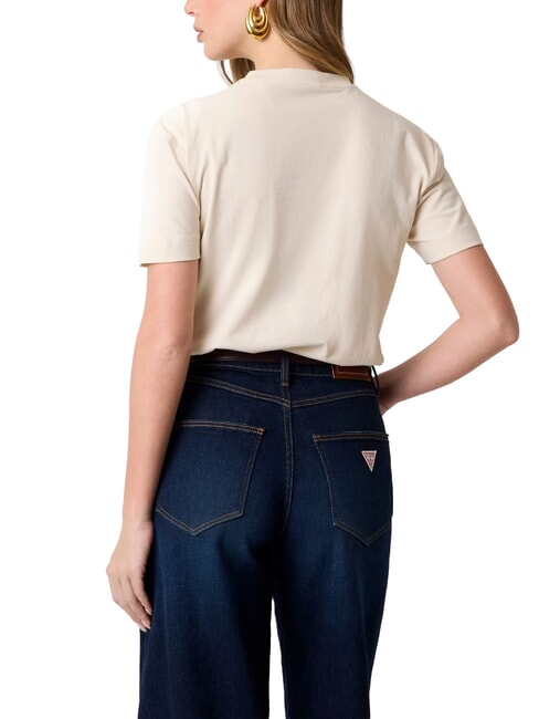 FLOWERS BOX Baumwoll-T-Shirt Perlenauster - T-Shirts und Tops f&uuml;r Damen