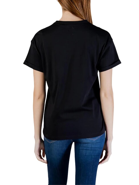POCKET LOGO Baumwoll-T-Shirt jetbla - T-Shirts und Tops f&uuml;r Damen